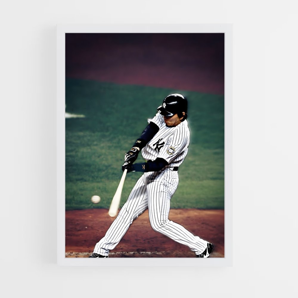 Poster Hideki matsui – affiche Baseball (vue 3)